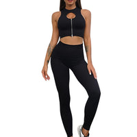 Caitlyn Fitness Outfit Set-Black-Trousers-S-State of Style