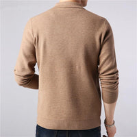 CalebsVest | Men's High-Collar Wool Vest for a Sophisticated Look-Khaki-XS-State of Style