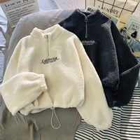 CaliShirt | Women's Cosy Fleece Pullover for Chilly Days-Beige-M-State of Style