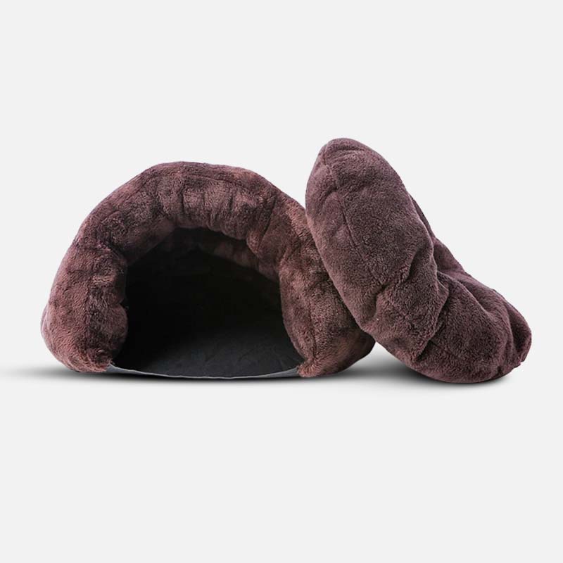 Calming Cave Dog Bed - CozyCave Retreat-Brown-State of Style