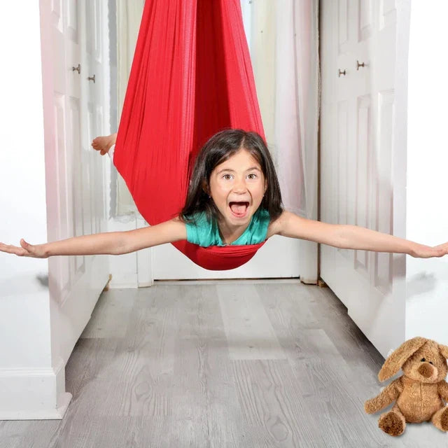 Calming Therapy Swing for Kids - CalmGlide-Red-State of Style