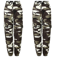 Camo Joggers | Stylish & Comfortable Cargo Pants-Army Green-S-State of Style