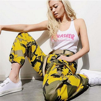 Camo Joggers | Stylish & Comfortable Cargo Pants-Orange-S-State of Style