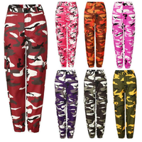 Camo Joggers | Stylish & Comfortable Cargo Pants-Orange-S-State of Style