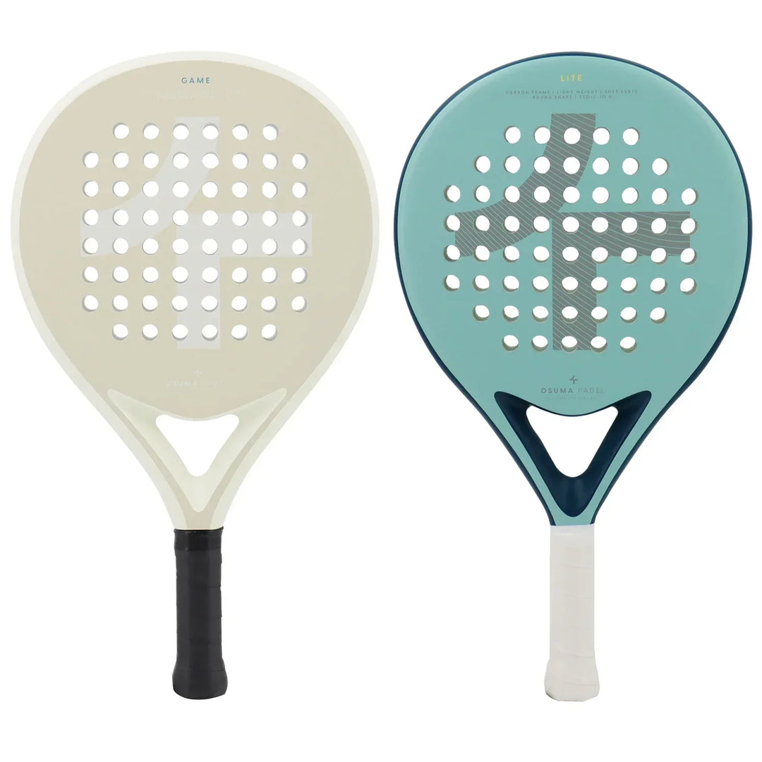 Carbon Padel Racket - PowerStrike-White-State of Style