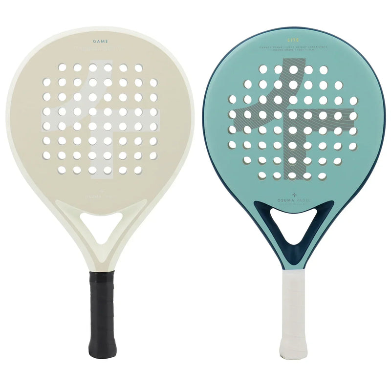 Carbon Padel Racket - PowerStrike-White-State of Style