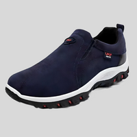 Carl | Low-Cut Slip-On Shoes with Logo & Tag Detail-Blue-5.0-State of Style
