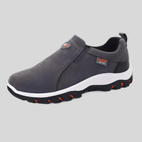 Carl | Low-Cut Slip-On Shoes with Logo & Tag Detail-Grey-5.0-State of Style