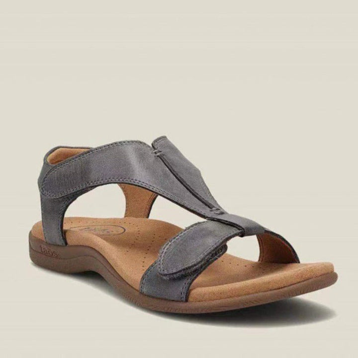 CarleighSandals | Women's Supportive Orthopaedic Sandals-Grey-4.5-State of Style