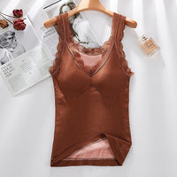 CarlijnesShirt | Women's Soft & Breathable Camisole-Brown-M-State of Style