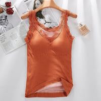CarlijnesShirt | Women's Soft & Breathable Camisole-Oranjge-M-State of Style