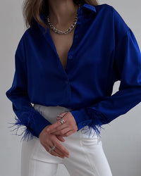 CarlijnsBlouse | Women's Elegant & Versatile Blouse-Green-S-State of Style
