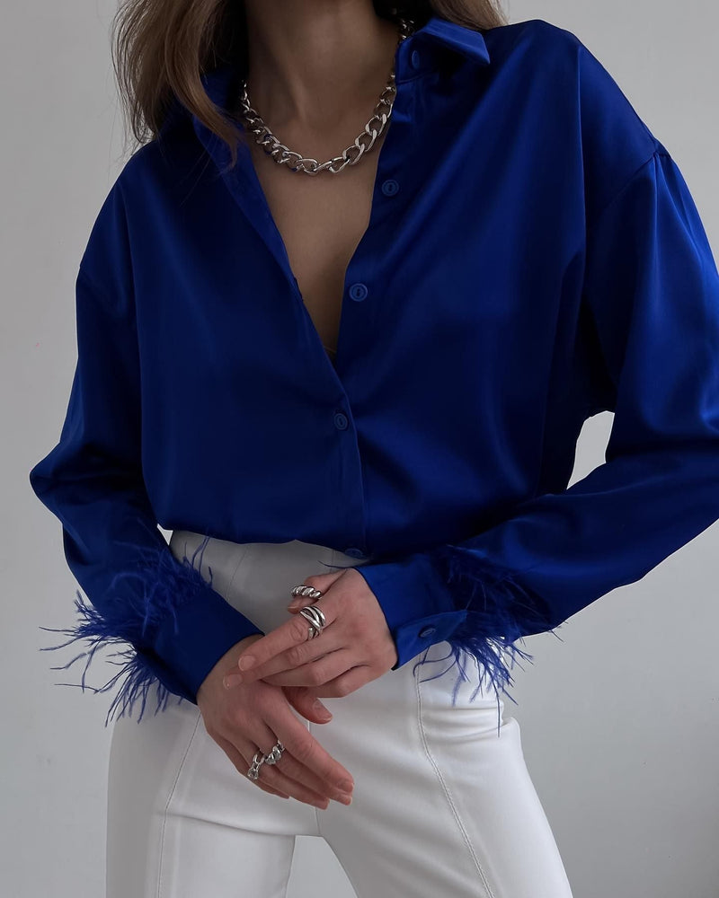CarlijnsBlouse | Women's Elegant & Versatile Blouse-Green-S-State of Style