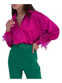 CarlijnsBlouse | Women's Elegant & Versatile Blouse-Pink-S-State of Style