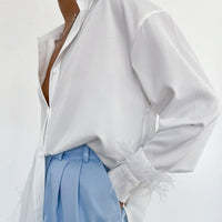 CarlijnsBlouse | Women's Elegant & Versatile Blouse-White-S-State of Style