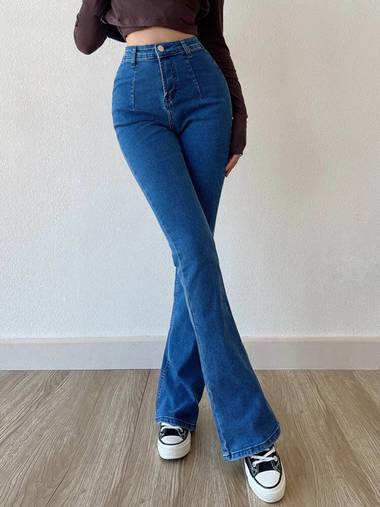 CarlinesPants | Women's Stretchy & Comfortable Jeans-Black-S-State of Style