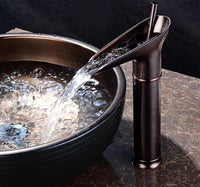 CascadeFlow Luxe Waterfall Basin Mixer Tap-Antique Short-State of Style