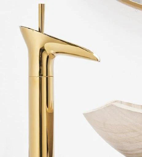 CascadeFlow Luxe Waterfall Basin Mixer Tap-Antique Short-State of Style