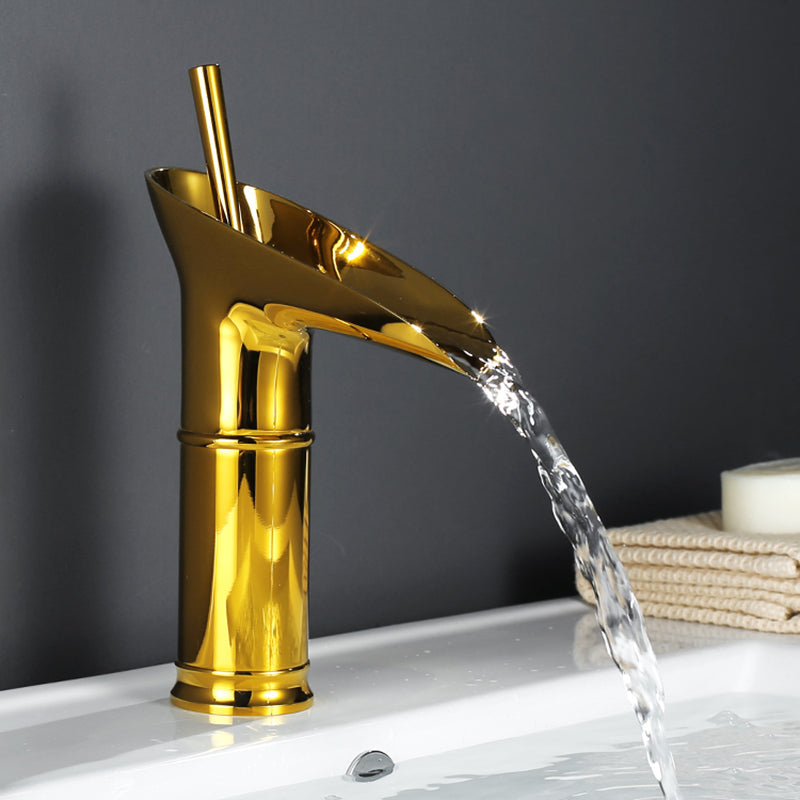 CascadeFlow Luxe Waterfall Basin Mixer Tap-Antique Short-State of Style