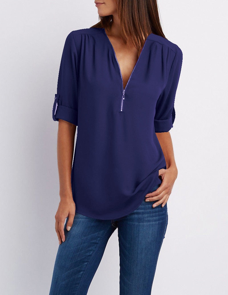 Casha Sweater | The Universal Pullover for Everyone-Navy-S-State of Style