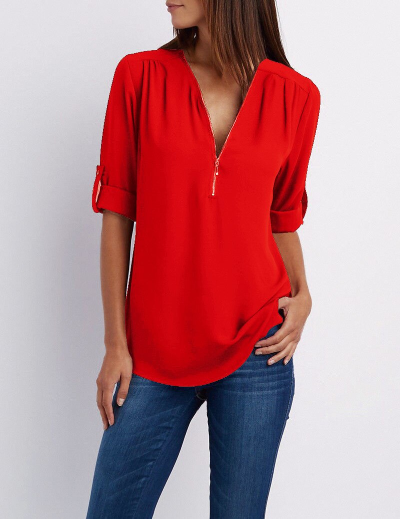 Casha Sweater | The Universal Pullover for Everyone-Red-S-State of Style