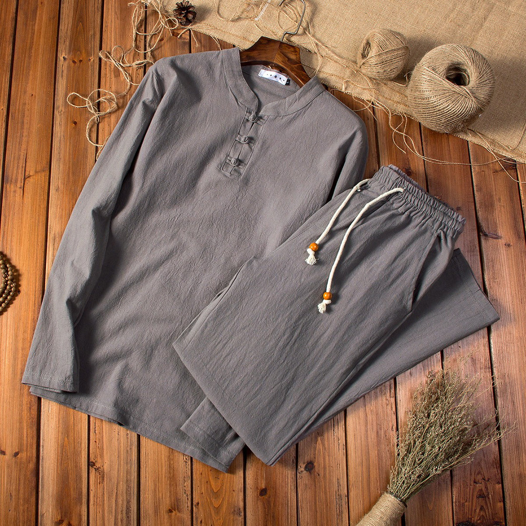 Casual Comfortable Men's Outfit - Ethan-Black-M-State of Style