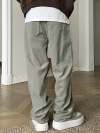 Casual Corduroy Men's Pants with Drawstring - Mason-Black-S-State of Style