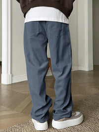 Casual Corduroy Men's Pants with Drawstring - Mason-Royal Blue-S-State of Style