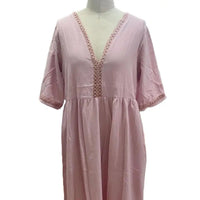 Casual Elegant Plus Size Midi Dress for Summer-Light Yellow-2XL-State of Style