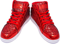 Casual Glitter Sneakers - NeonFlash-Black-7-State of Style