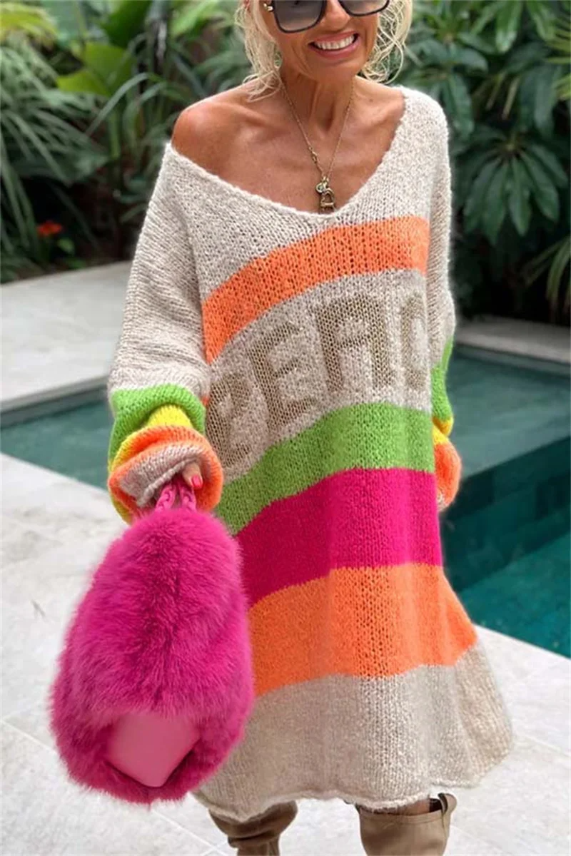 Casual Ibiza Sweater - Aurora-Beige-S-State of Style