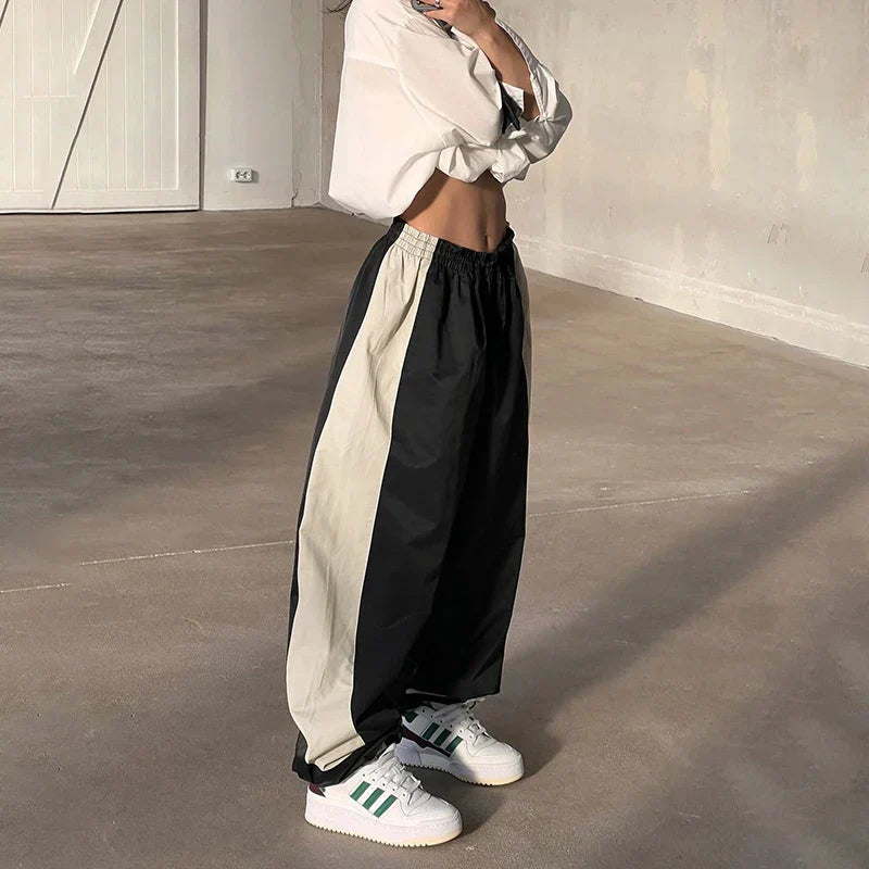 Casual Joggers with Colour Blocks - Nova-Black-XS-State of Style