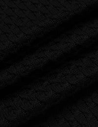 Casual Knitted Men's Turtleneck Sweater - Sander-Black-S-State of Style