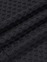 Casual Knitted Men's Turtleneck Sweater - Sander-Black-S-State of Style