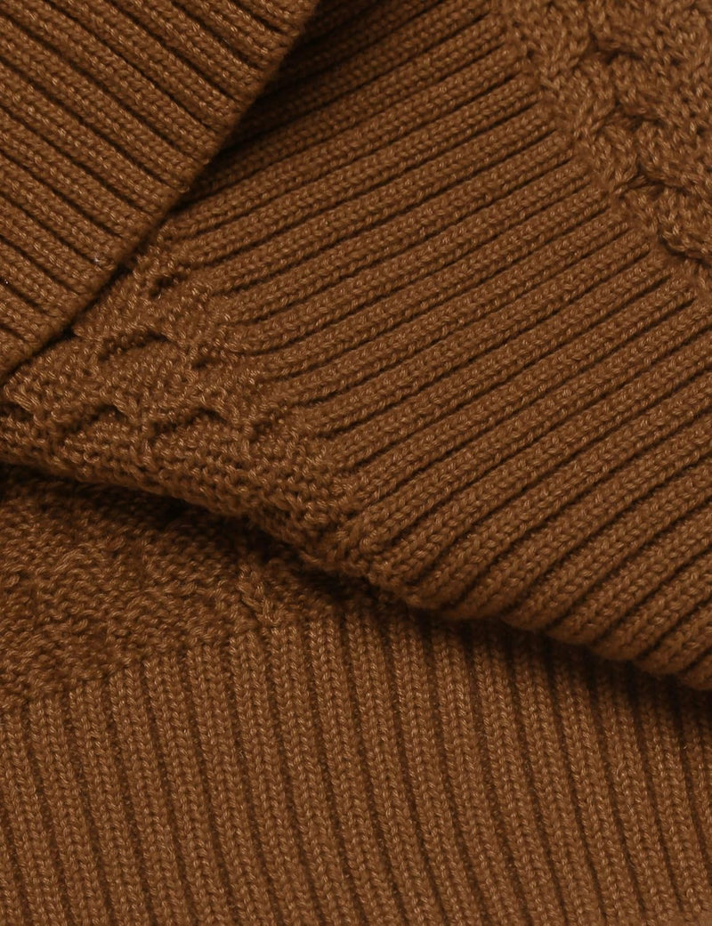Casual Knitted Men's Turtleneck Sweater - Sander-Black-S-State of Style