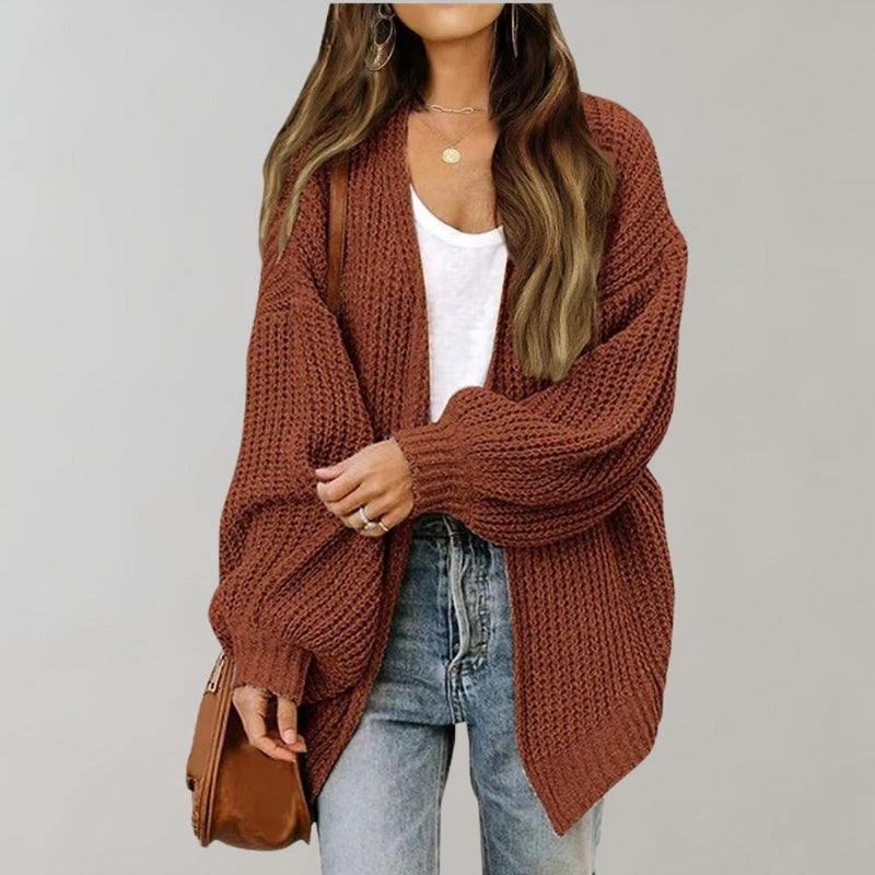 Casual Knitted Women's Vest - Aria-Coffee-S-State of Style