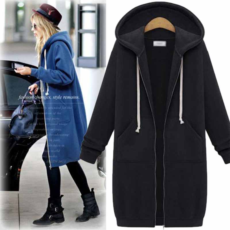 Casual Long Women's Vest - CozyZip-Black-M-State of Style