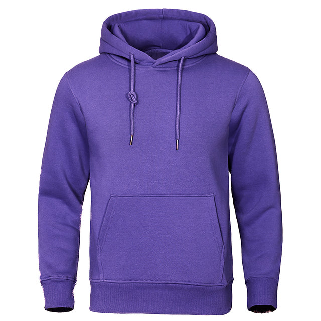 Casual Men's Hoodie - ChillCore-Purple-M-State of Style