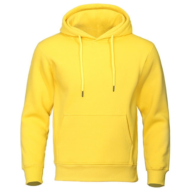 Casual Men's Hoodie - ChillCore-Yellow-M-State of Style