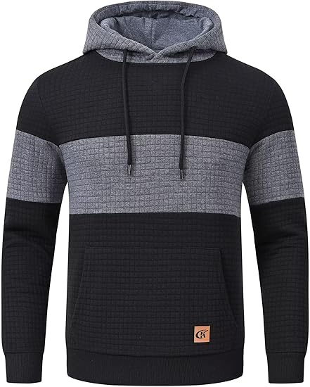 Casual Men's Hoodie - Timo-Blue Grey Stripe-S-State of Style