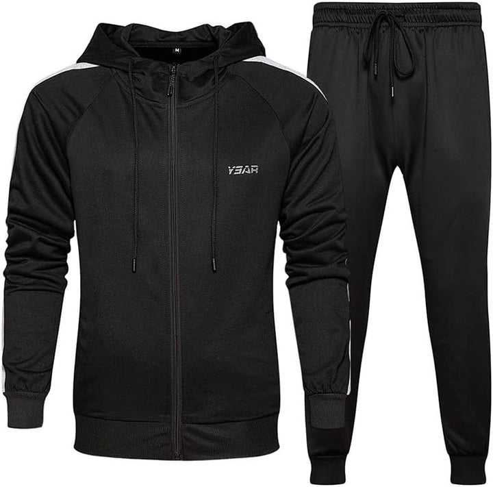 Casual Men's Tracksuit - Noah-Black 2-S-State of Style