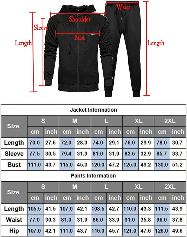 Casual Men's Tracksuit - Noah-Black-S-State of Style