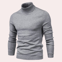 Casual Men's Turtleneck - Noah-Grey-S-State of Style