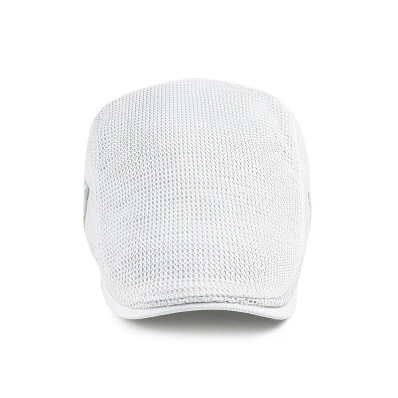 Casual Mesh Beret for Men - AirFlow-White-State of Style
