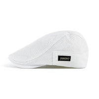 Casual Mesh Beret for Men - AirFlow-White-State of Style