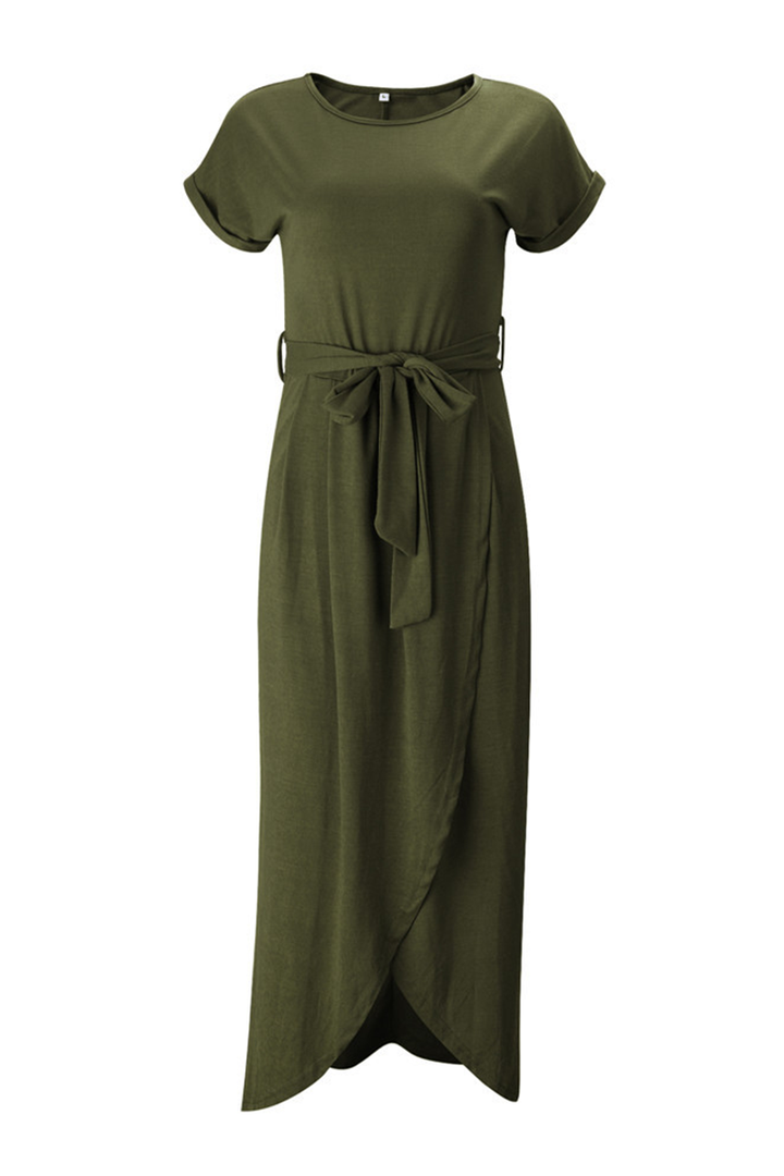 Casual midi dress - Isabella-Green-S-State of Style