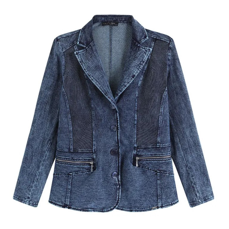Casual Plus Size Denim Suit | Comfortable & Stylish-50-State of Style