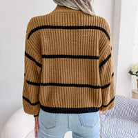 Casual Ribbed Turtleneck - Elara-Army Green-S-State of Style