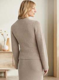 Casual Soft Women's Cardigan with Buttons - Noa-Ivory-XS-State of Style