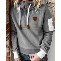 Casual Solid Colour Hoodie - Luna-Green-S-State of Style